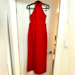 Red jumpsuit